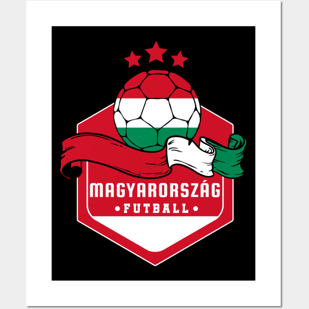 Magyarország Futball Wall Art by footballomatic